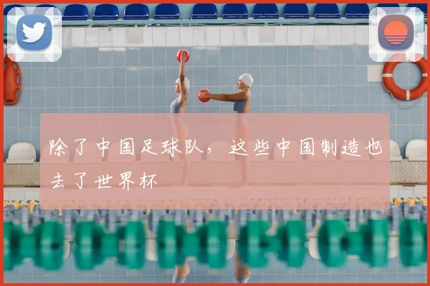 除了中国足球队,这些中国制造也去了世界杯
